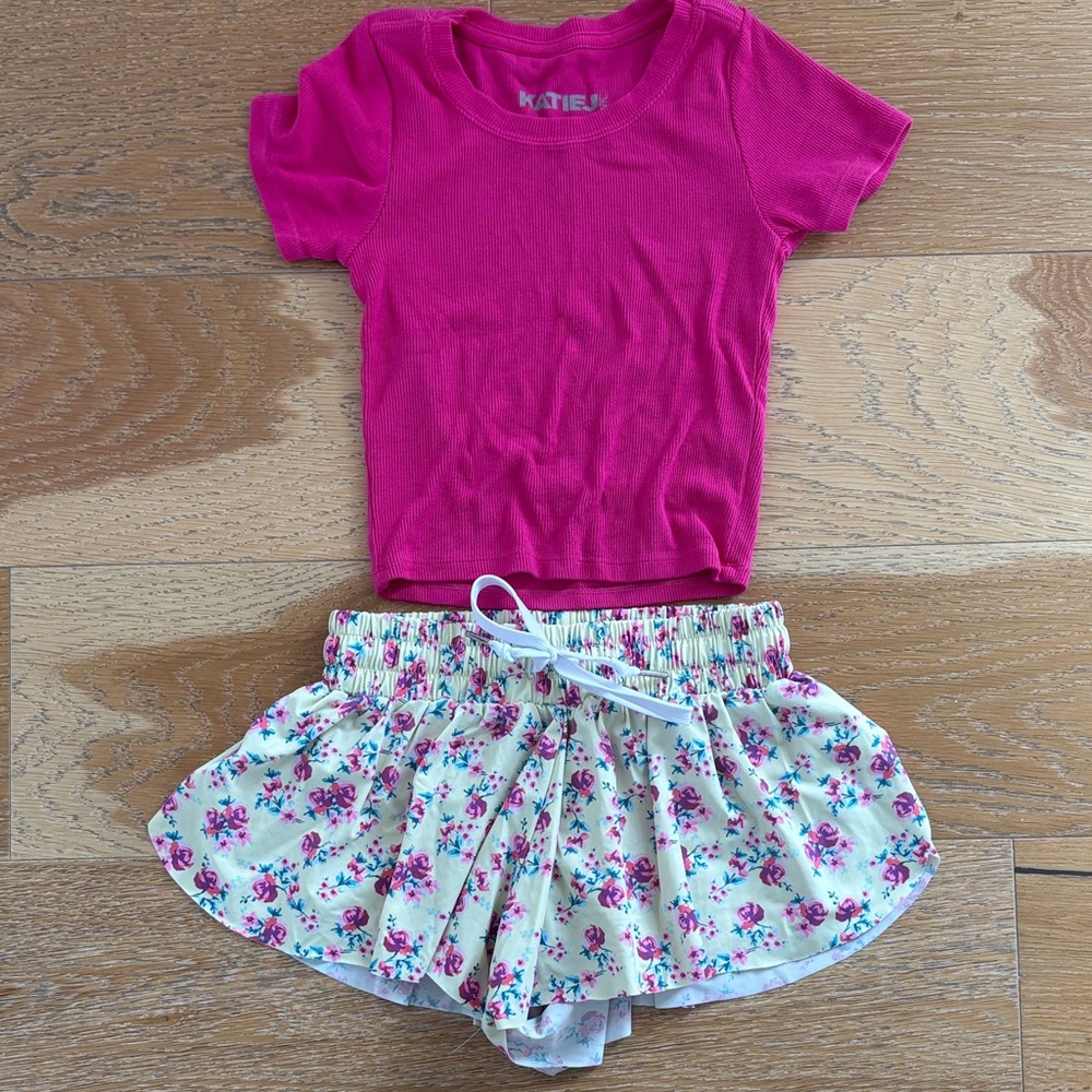 Katie J top and short Set